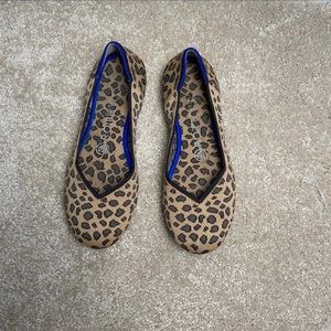 - Rothys Round Toe Flats in Cheetah Print Size 6.5